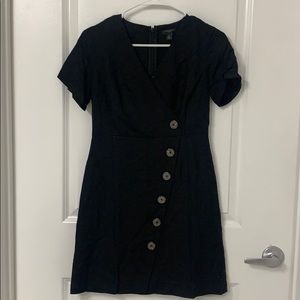 Black Ann Taylor Petite dress.